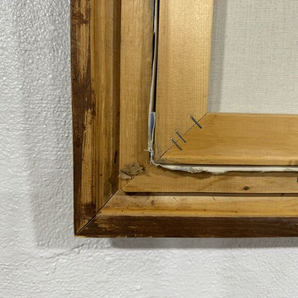 Vintage Original Still Life Floral Oil Painting on Canvas Framed Signed B. - Picture 7 of 10